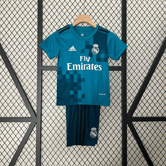 JERSEY REAL MADRID III 17/18 KIDS KIT (RETRO)