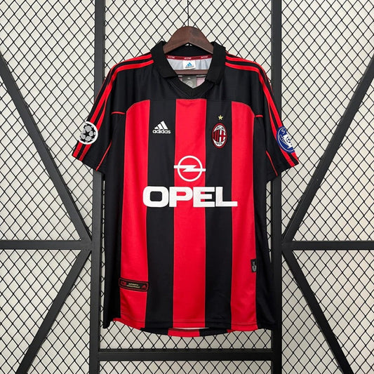 Milan AC Domicile Rétro 2000/01