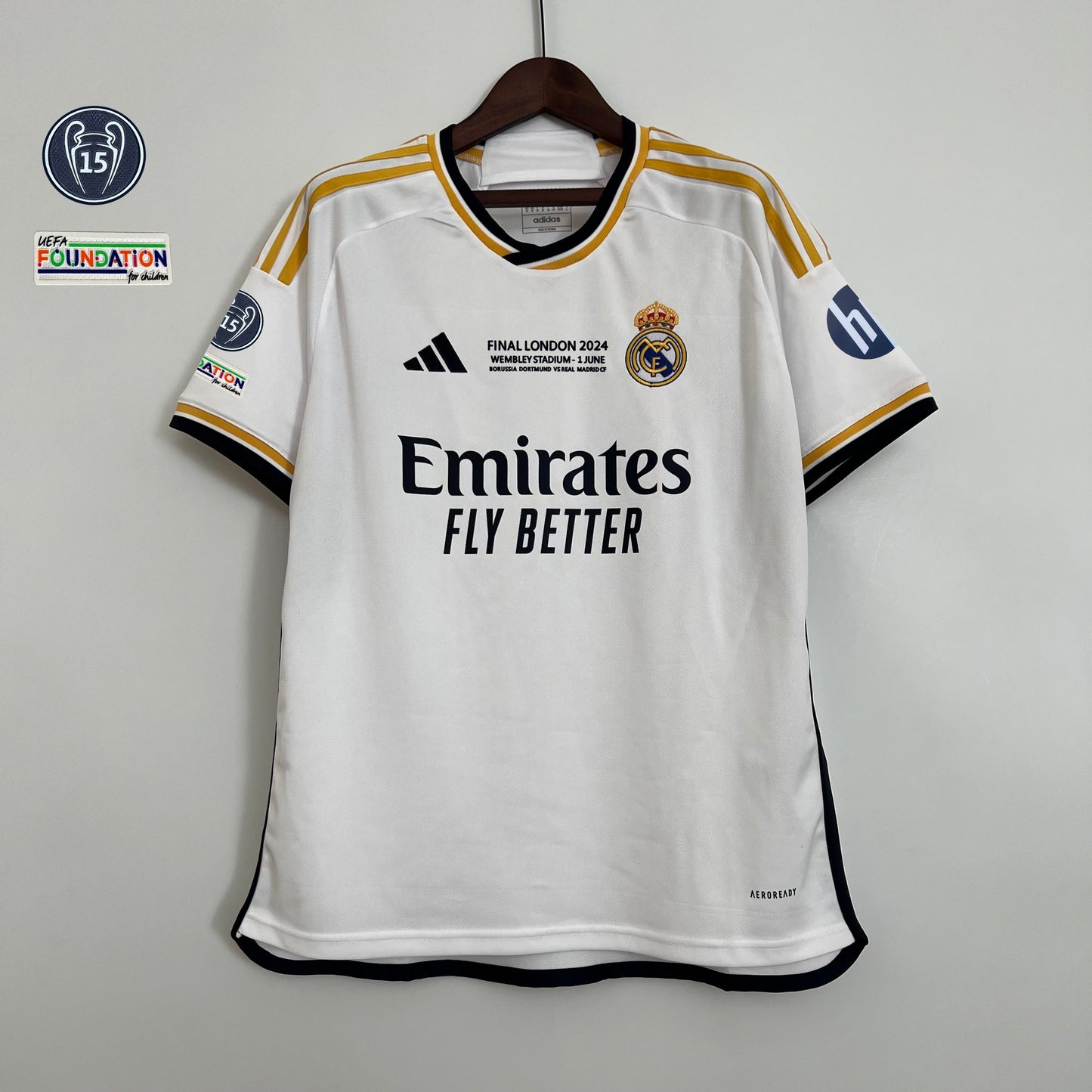 REAL MADRID I 23/24 MEN - FINAL CHAMPIONS WITH PATCHS