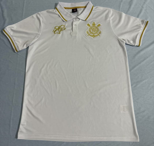 25/26 CORINTHIANS POLO WHITE